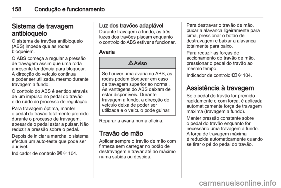 OPEL ASTRA H 2012  Manual de Instruções (in Portugues) 