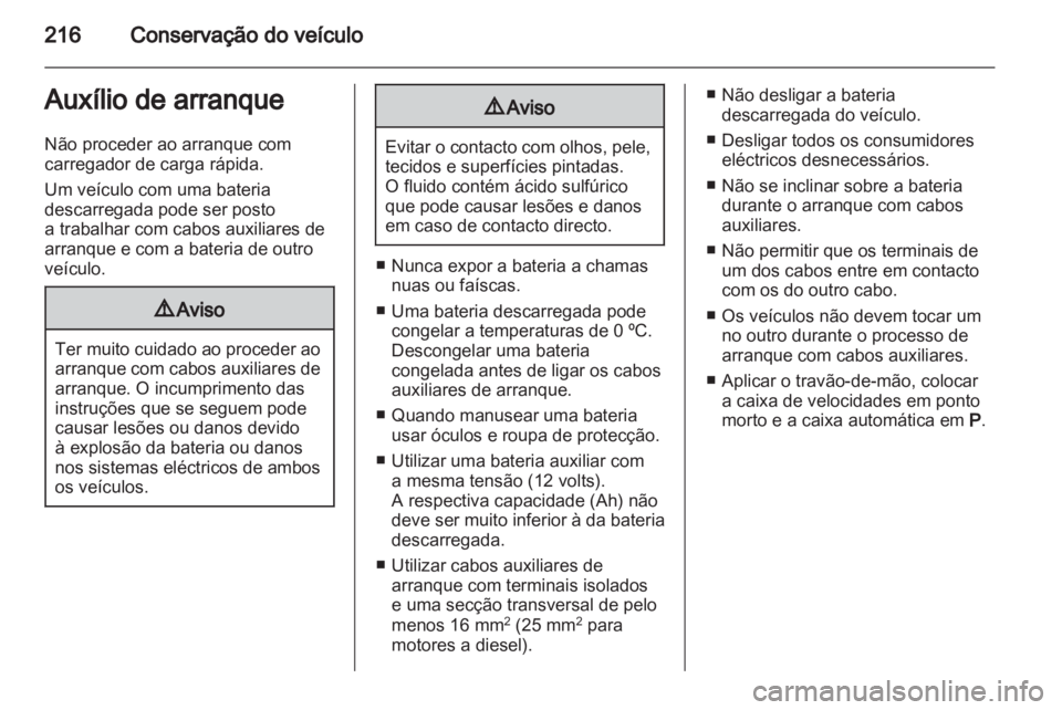 OPEL ASTRA H 2012  Manual de Instruções (in Portugues) 