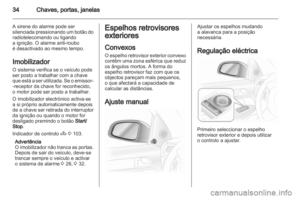 OPEL ASTRA H 2012  Manual de Instruções (in Portugues) 