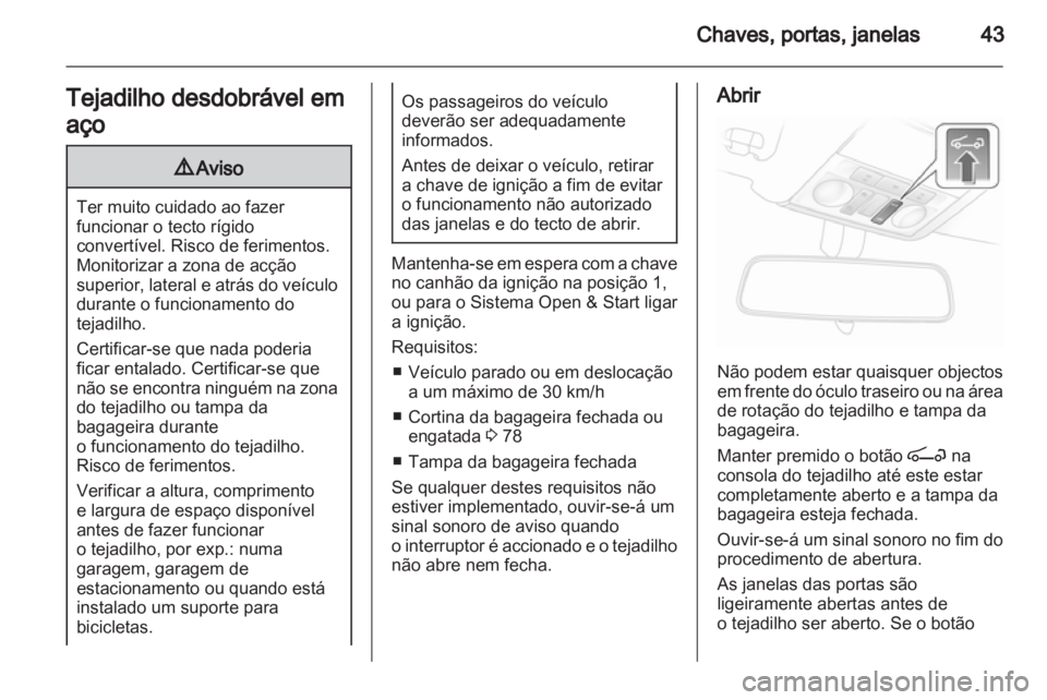 OPEL ASTRA H 2012  Manual de Instruções (in Portugues) 