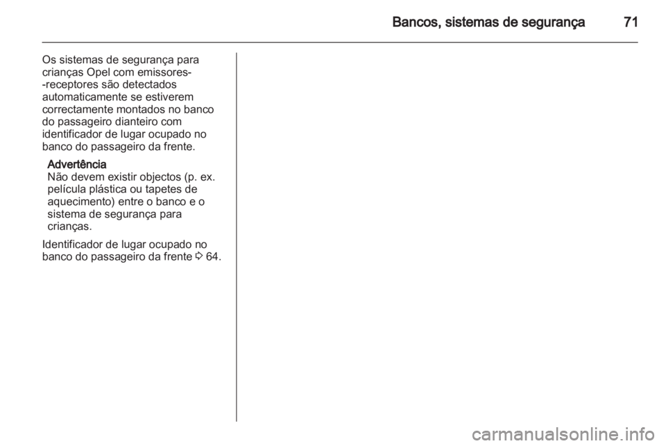 OPEL ASTRA H 2012  Manual de Instruções (in Portugues) 