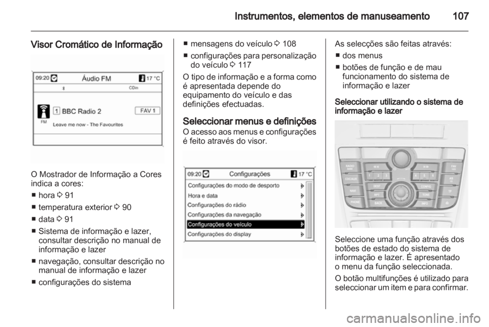 OPEL ASTRA J 2011  Manual de Instruções (in Portugues) 