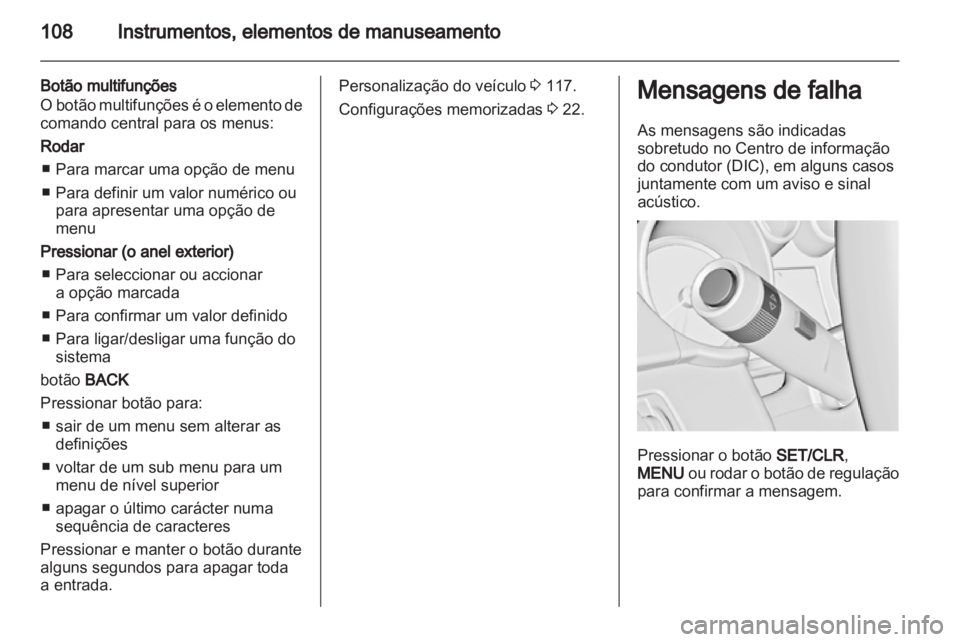 OPEL ASTRA J 2011  Manual de Instruções (in Portugues) 