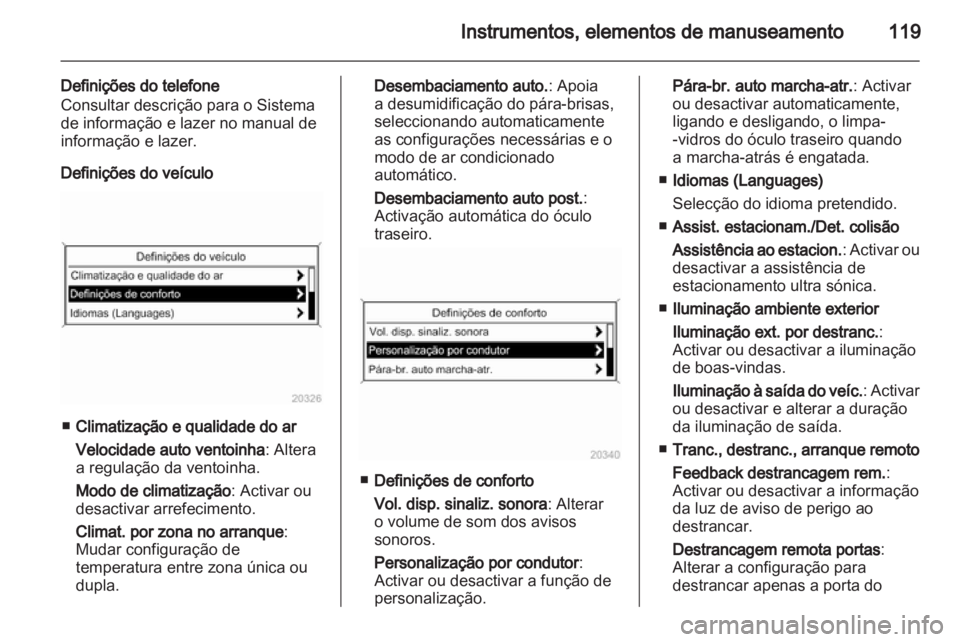 OPEL ASTRA J 2011  Manual de Instruções (in Portugues) 
