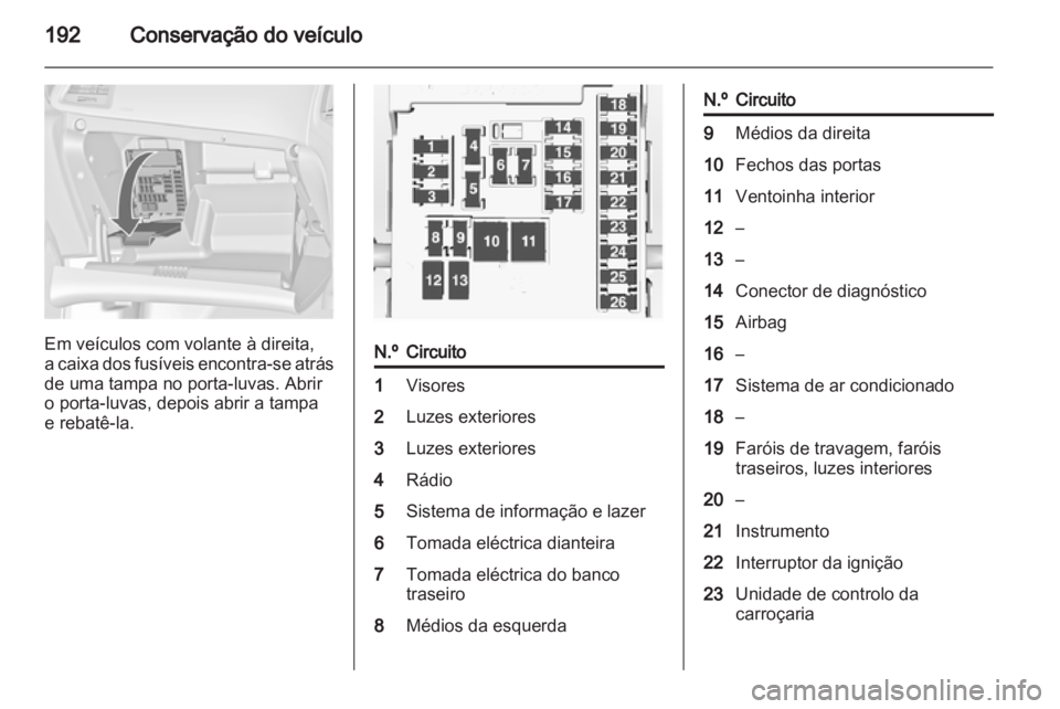 OPEL ASTRA J 2011  Manual de Instruções (in Portugues) 