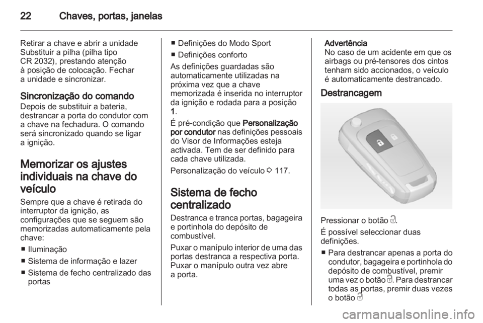 OPEL ASTRA J 2011  Manual de Instruções (in Portugues) 