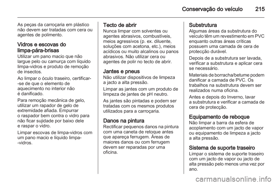 OPEL ASTRA J 2011  Manual de Instruções (in Portugues) 