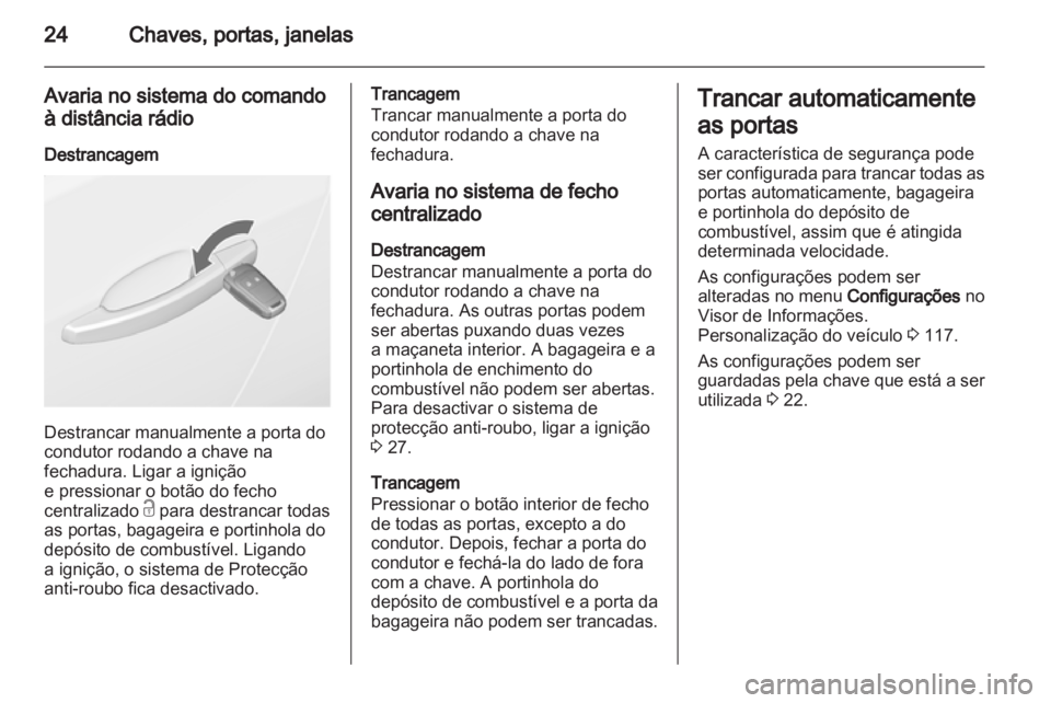 OPEL ASTRA J 2011  Manual de Instruções (in Portugues) 