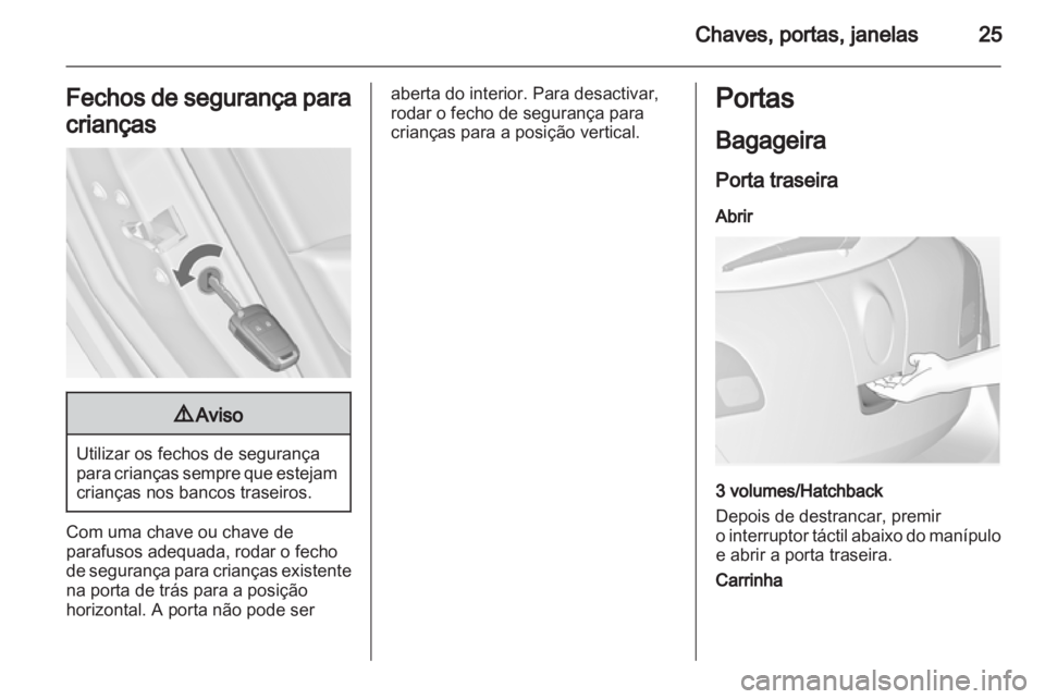 OPEL ASTRA J 2011  Manual de Instruções (in Portugues) 