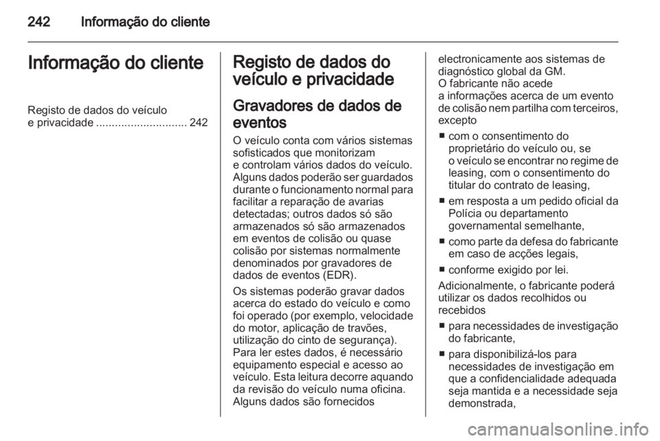 OPEL ASTRA J 2011  Manual de Instruções (in Portugues) 