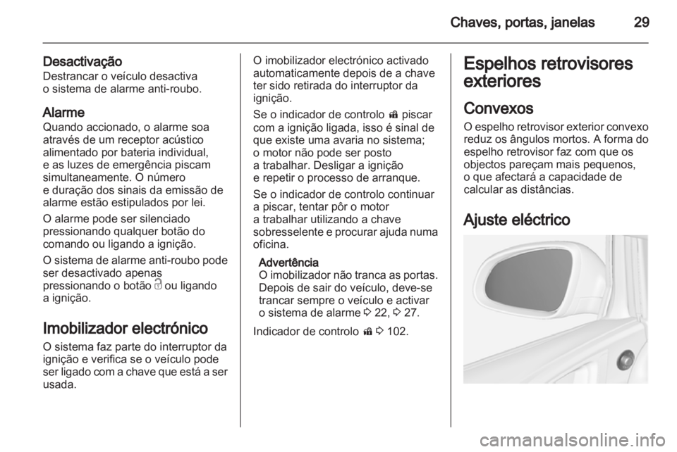 OPEL ASTRA J 2011  Manual de Instruções (in Portugues) 