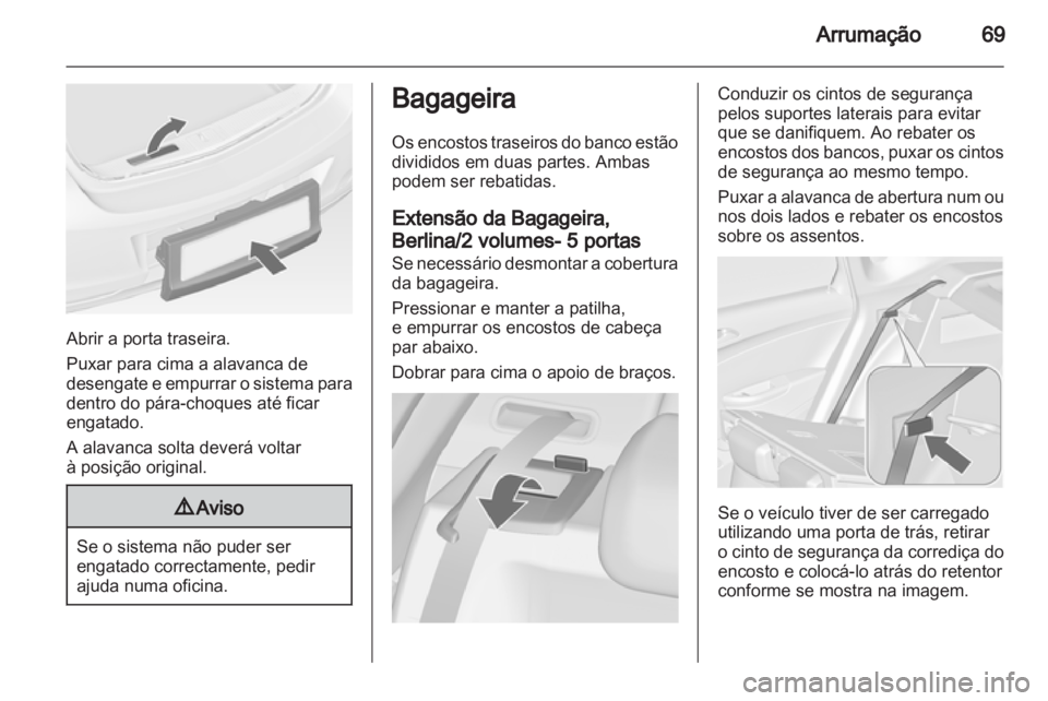 OPEL ASTRA J 2011  Manual de Instruções (in Portugues) 