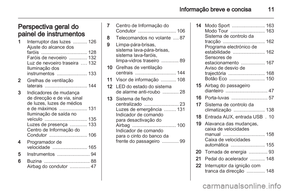 OPEL ASTRA J 2011.5  Manual de Instruções (in Portugues) 