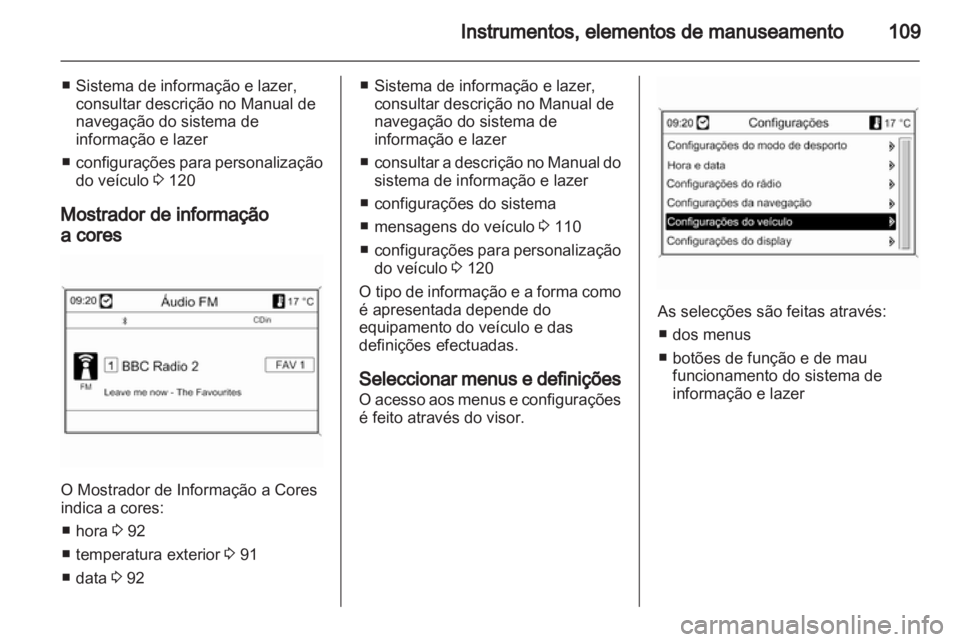 OPEL ASTRA J 2011.5  Manual de Instruções (in Portugues) 