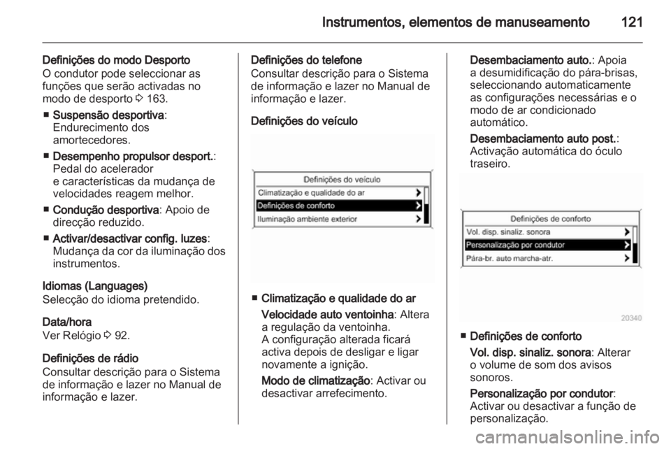 OPEL ASTRA J 2011.5  Manual de Instruções (in Portugues) 