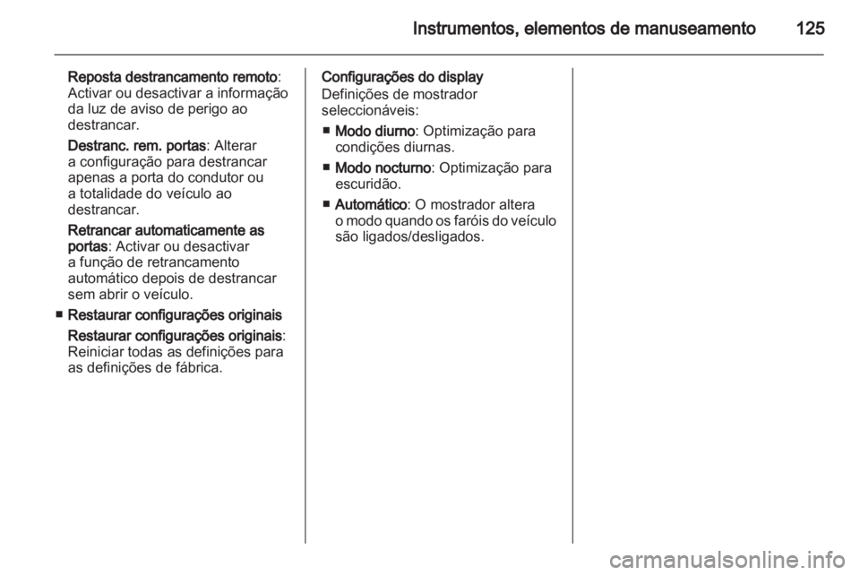 OPEL ASTRA J 2011.5  Manual de Instruções (in Portugues) 