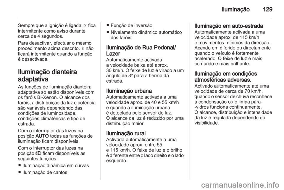 OPEL ASTRA J 2011.5  Manual de Instruções (in Portugues) 
