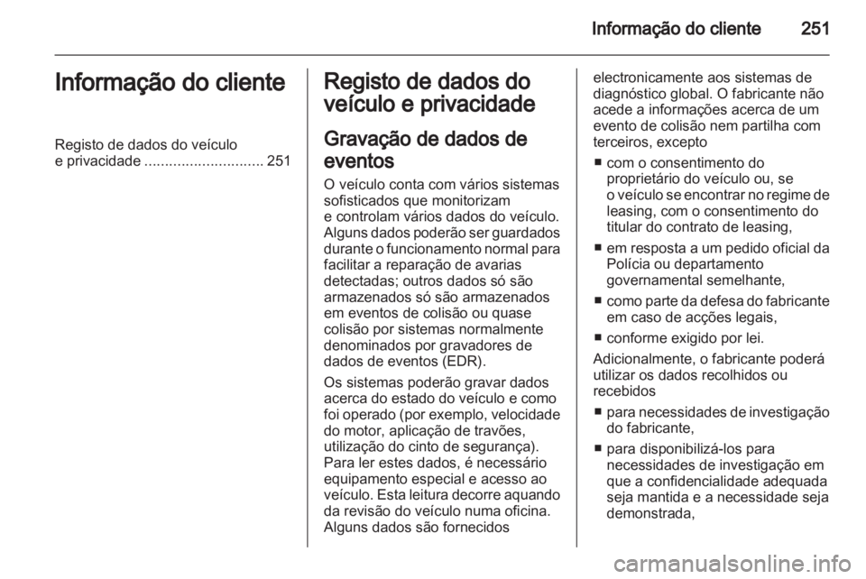 OPEL ASTRA J 2011.5  Manual de Instruções (in Portugues) 