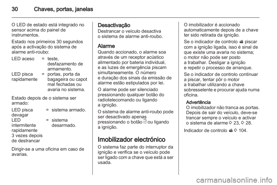 OPEL ASTRA J 2011.5  Manual de Instruções (in Portugues) 