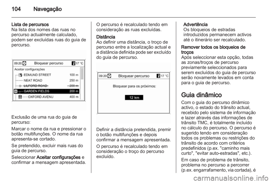 OPEL ASTRA J 2012  Manual de Informação e Lazer (in Portugues) 