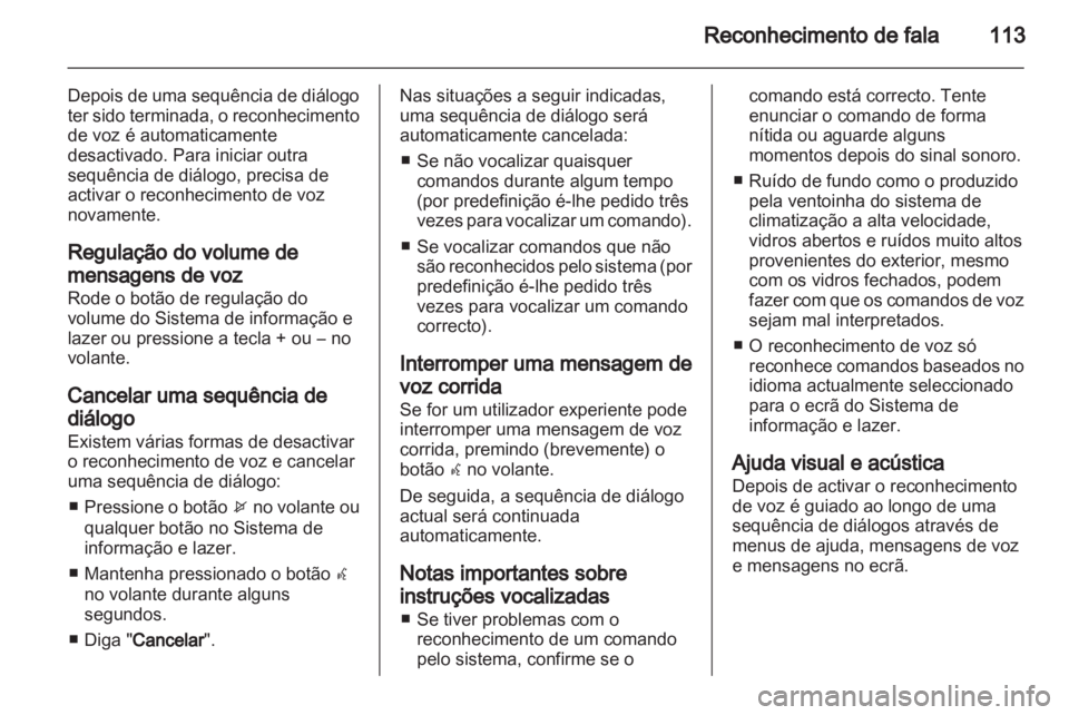 OPEL ASTRA J 2012  Manual de Informação e Lazer (in Portugues) 
