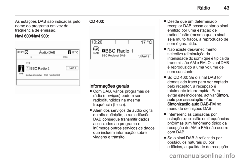 OPEL ASTRA J 2012  Manual de Informação e Lazer (in Portugues) 