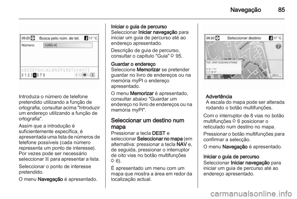 OPEL ASTRA J 2012  Manual de Informação e Lazer (in Portugues) 
