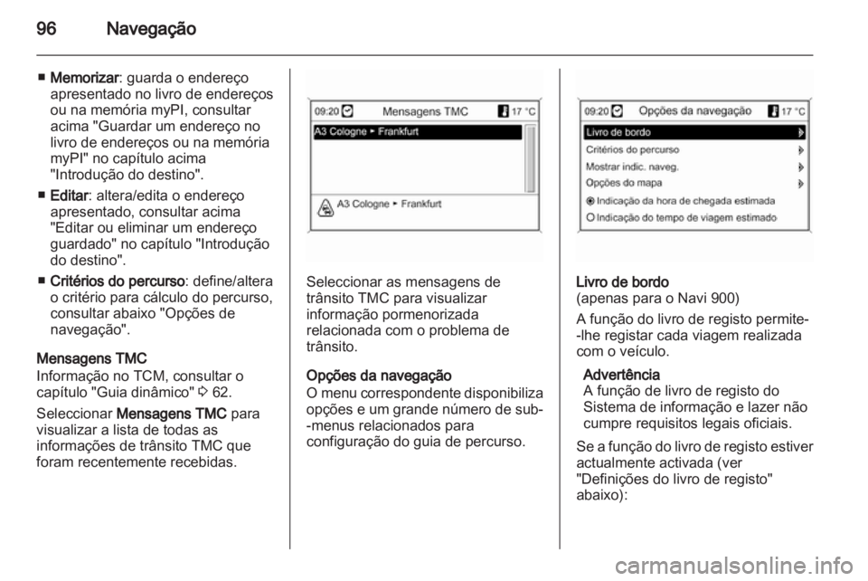 OPEL ASTRA J 2012  Manual de Informação e Lazer (in Portugues) 