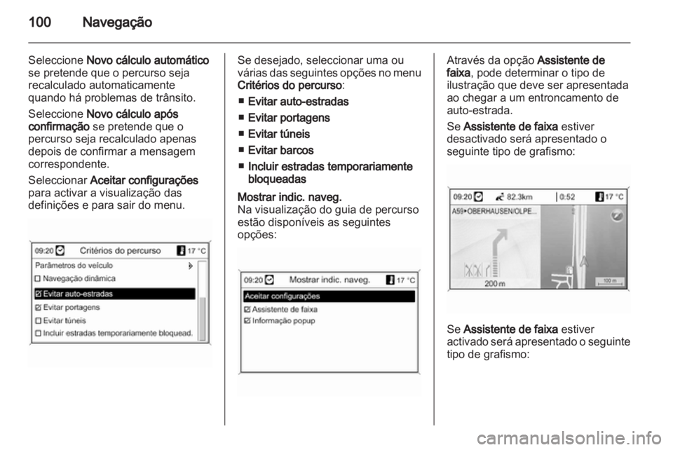 OPEL ASTRA J 2012  Manual de Informação e Lazer (in Portugues) 