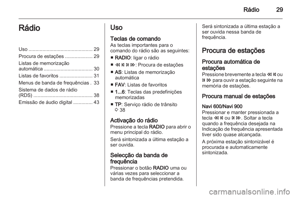 OPEL ASTRA J 2013  Manual de Informação e Lazer (in Portugues) 