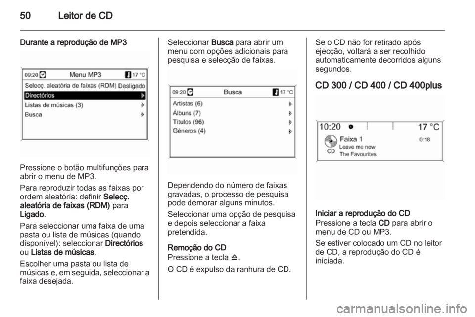 OPEL ASTRA J 2013  Manual de Informação e Lazer (in Portugues) 