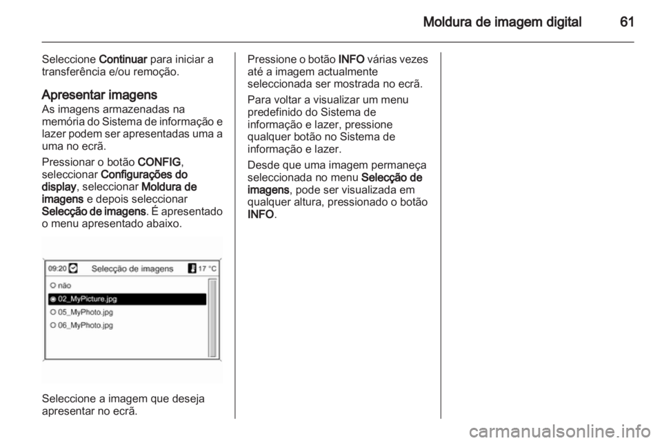 OPEL ASTRA J 2013  Manual de Informação e Lazer (in Portugues) 