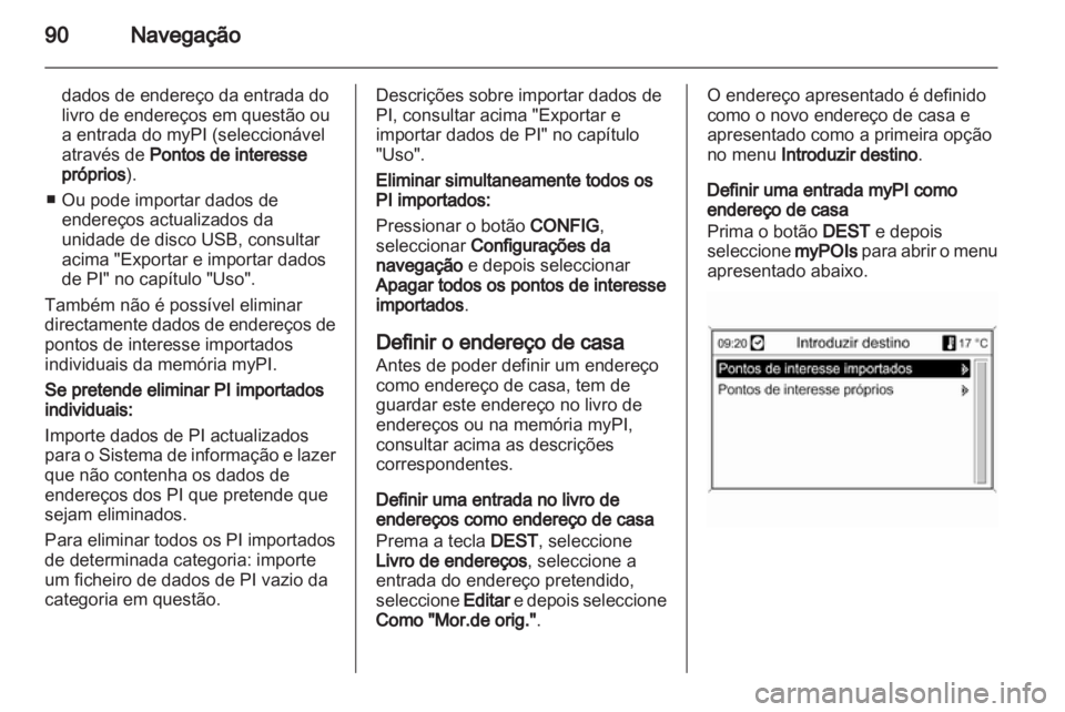 OPEL ASTRA J 2013  Manual de Informação e Lazer (in Portugues) 