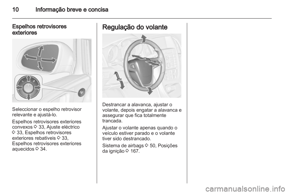 OPEL ASTRA J 2013  Manual de Instruções (in Portugues) 