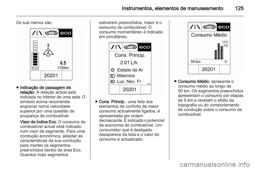 OPEL ASTRA J 2013  Manual de Instruções (in Portugues) 