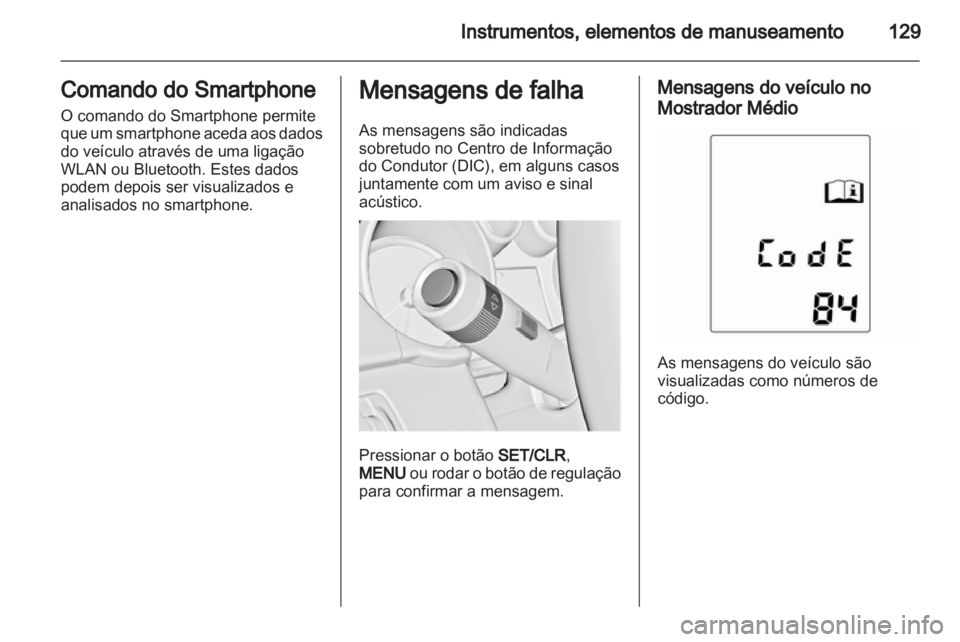 OPEL ASTRA J 2013  Manual de Instruções (in Portugues) 