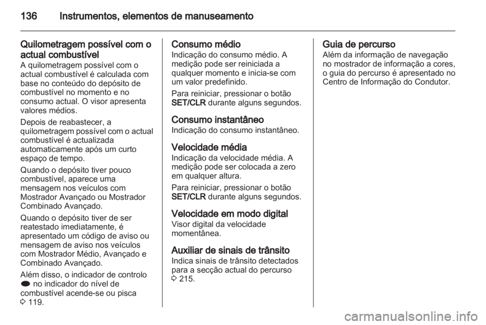OPEL ASTRA J 2013  Manual de Instruções (in Portugues) 