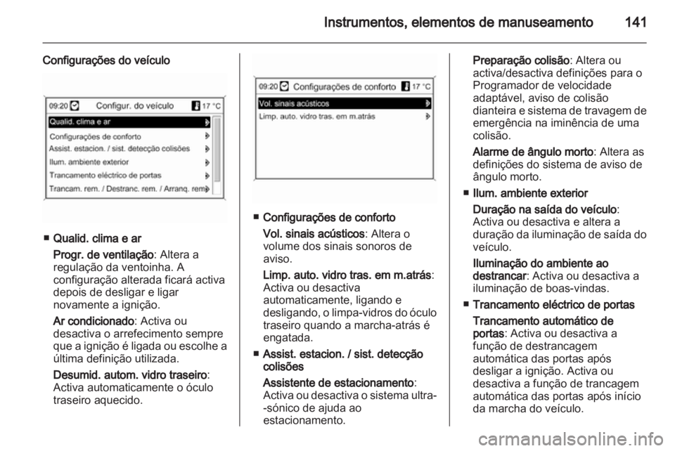 OPEL ASTRA J 2013  Manual de Instruções (in Portugues) 