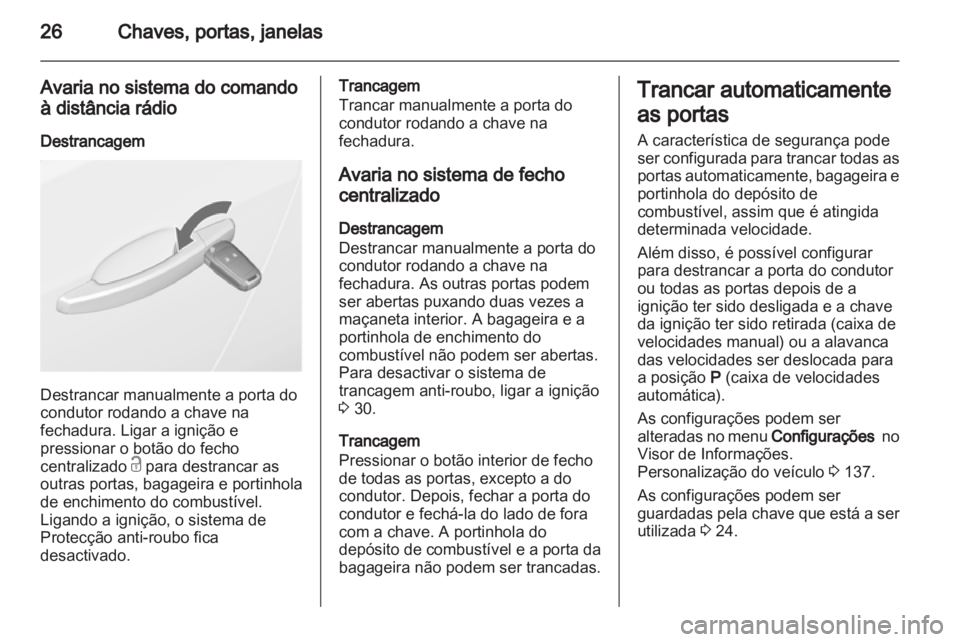 OPEL ASTRA J 2013  Manual de Instruções (in Portugues) 