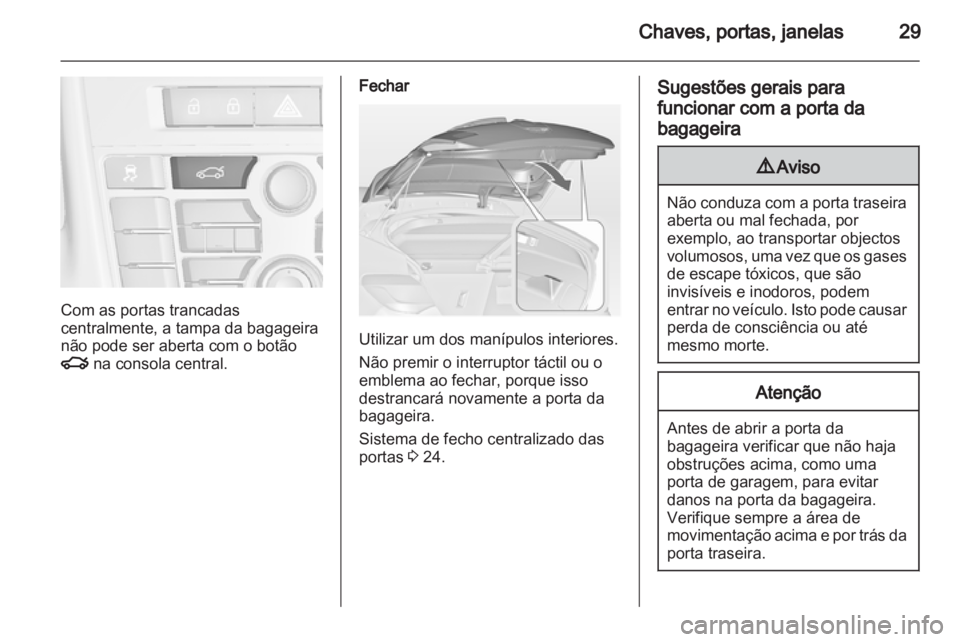 OPEL ASTRA J 2013  Manual de Instruções (in Portugues) 