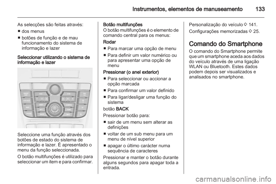 OPEL ASTRA J 2013.5  Manual de Instruções (in Portugues) 