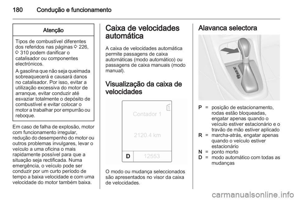 OPEL ASTRA J 2013.5  Manual de Instruções (in Portugues) 