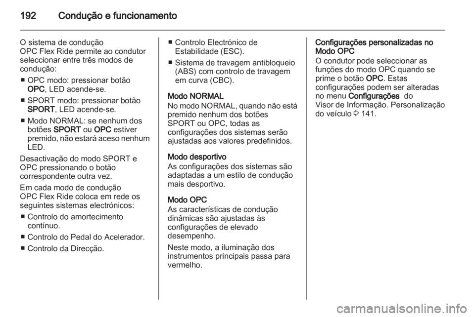 OPEL ASTRA J 2013.5  Manual de Instruções (in Portugues) 