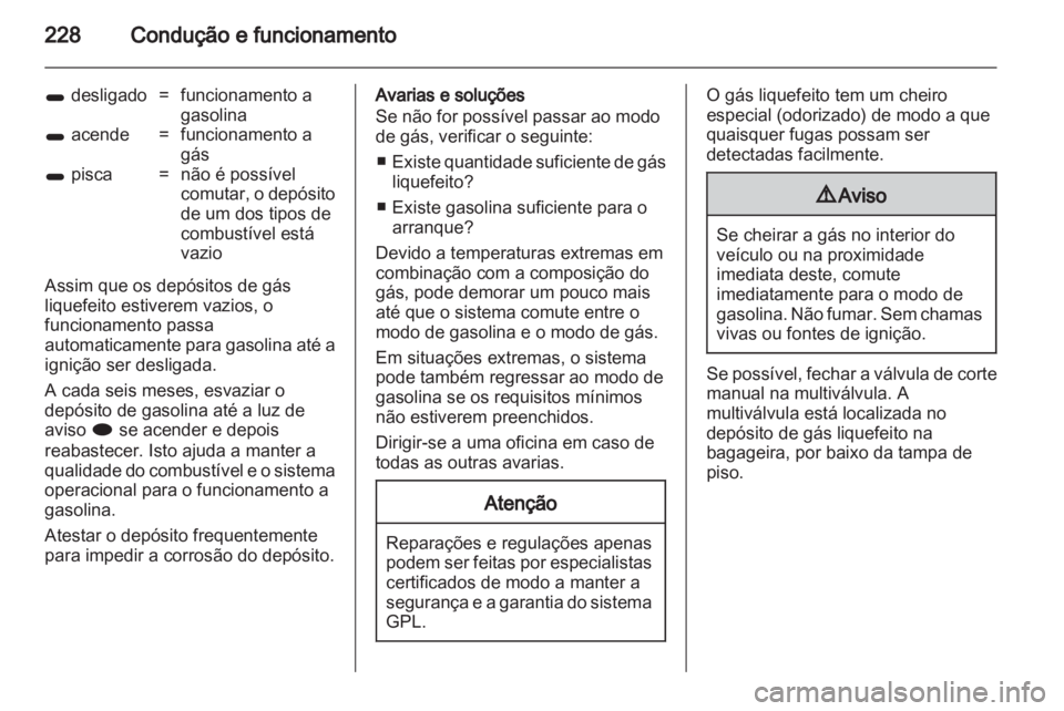 OPEL ASTRA J 2013.5  Manual de Instruções (in Portugues) 