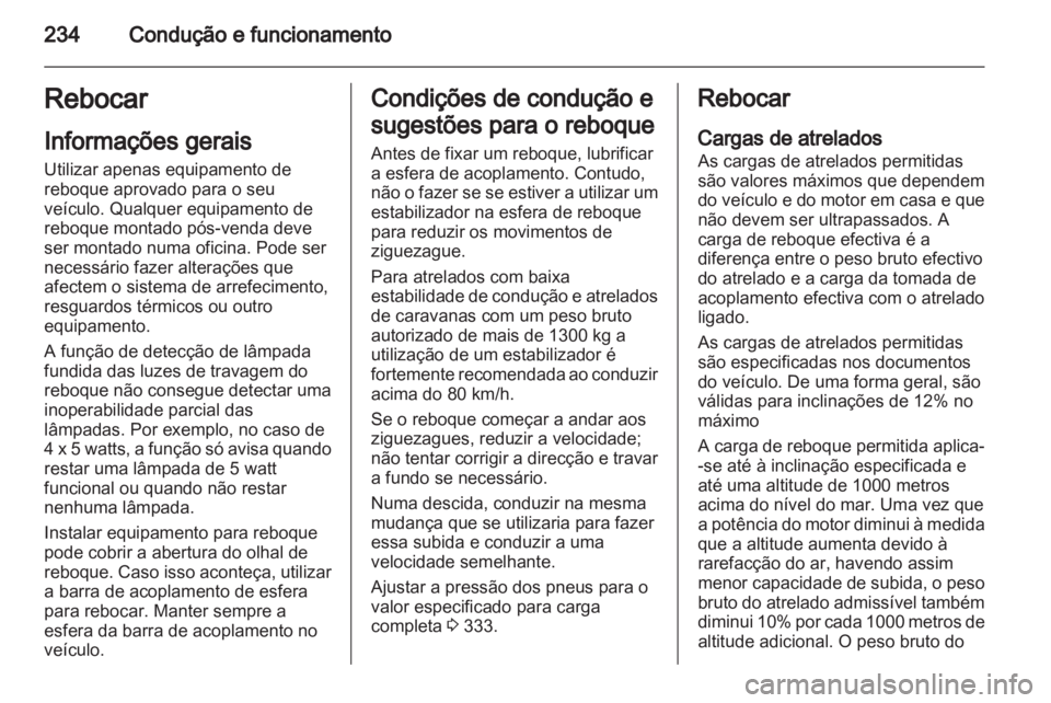 OPEL ASTRA J 2013.5  Manual de Instruções (in Portugues) 