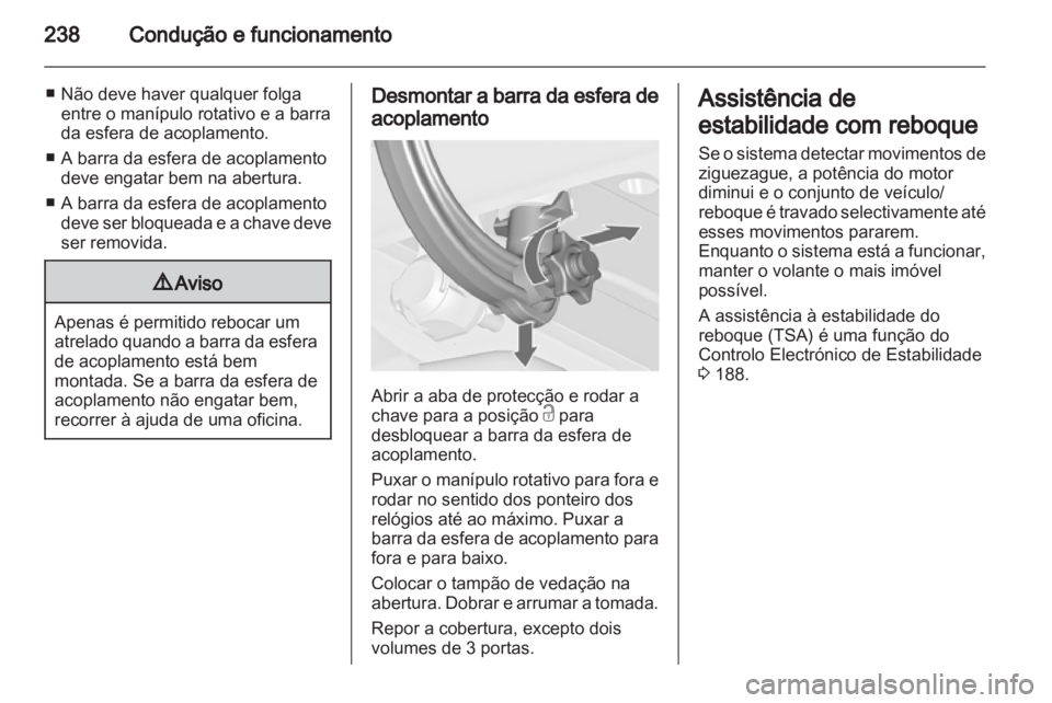 OPEL ASTRA J 2013.5  Manual de Instruções (in Portugues) 