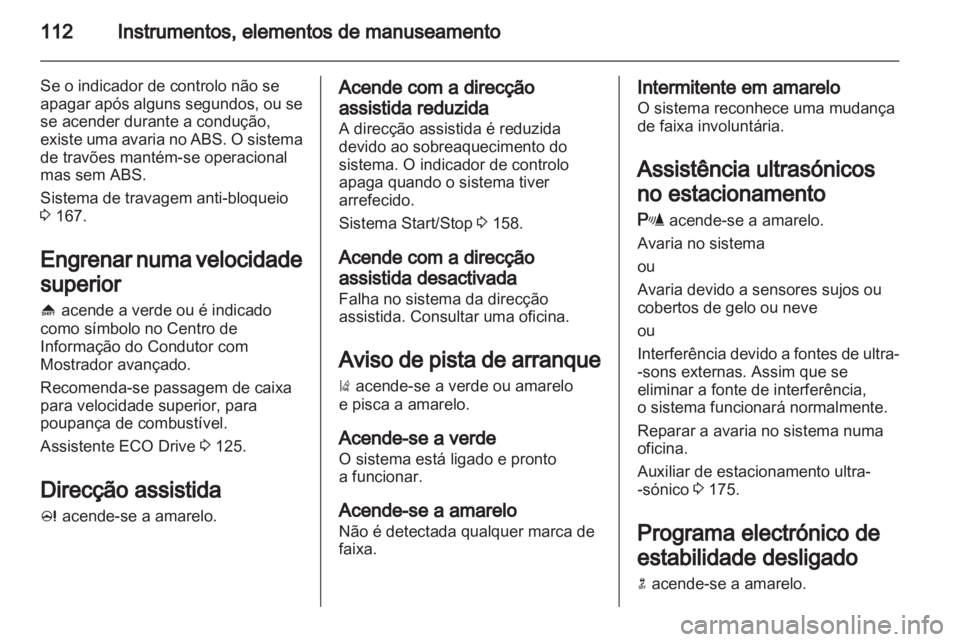OPEL ASTRA J HB5 & ST 2012  Manual de Instruções (in Portugues) 