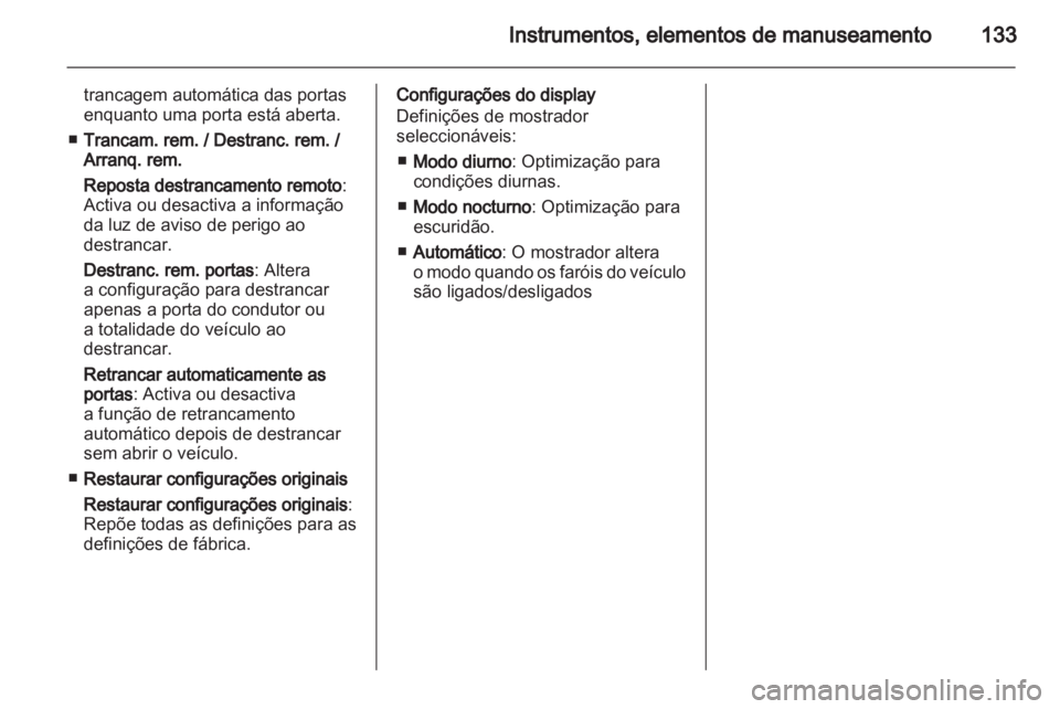 OPEL ASTRA J HB5 & ST 2012  Manual de Instruções (in Portugues) 