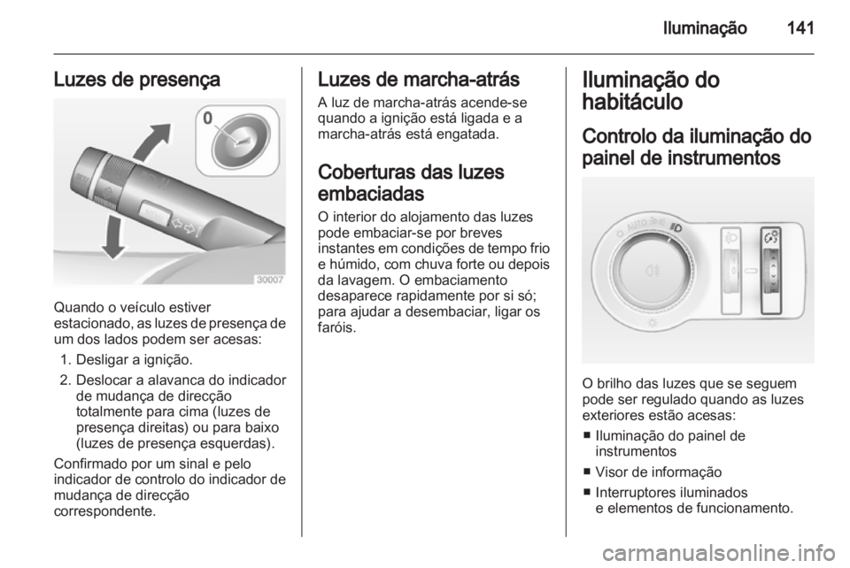 OPEL ASTRA J HB5 & ST 2012  Manual de Instruções (in Portugues) 