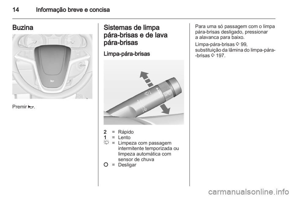 OPEL ASTRA J HB5 & ST 2012  Manual de Instruções (in Portugues) 